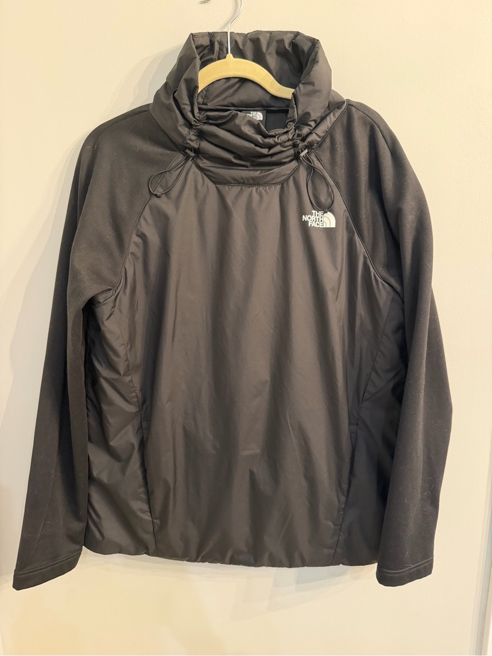 The North Face Women’s Black Pullover Jacket with High Collar